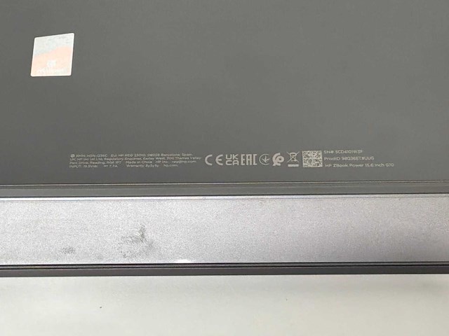 Hp zbook power g10 laptop - afbeelding 8 van  8