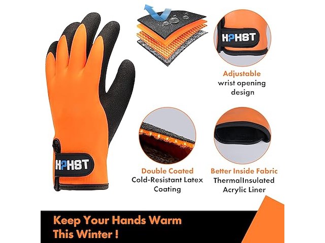 Hphst werkhandschoenen (3 paar -xlarge) - afbeelding 3 van  3