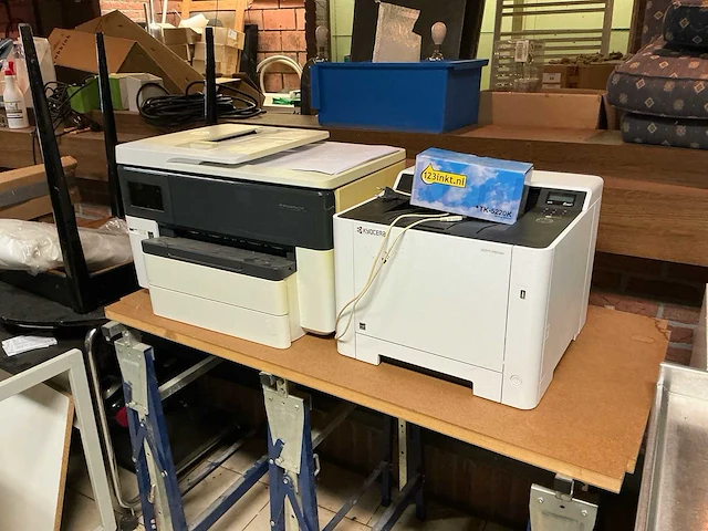 Hp/kyocera printer & scanner (2x) - afbeelding 1 van  5