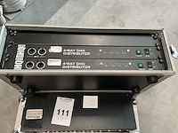 Hq power 4-weg dmx dmx distributer (3x) - afbeelding 2 van  2