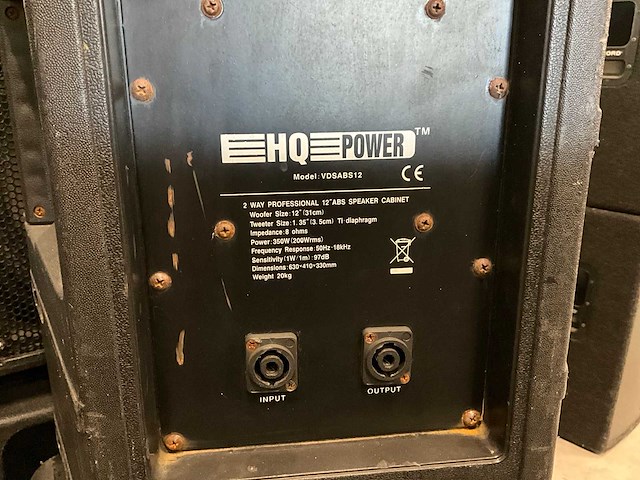 Hq power vdsabs12 luidspreker (4x) - afbeelding 3 van  3