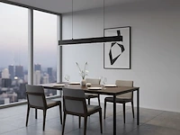 [hrz200] 40w led 120cm linear pendant lamp 3 colour light switch black - afbeelding 4 van  8