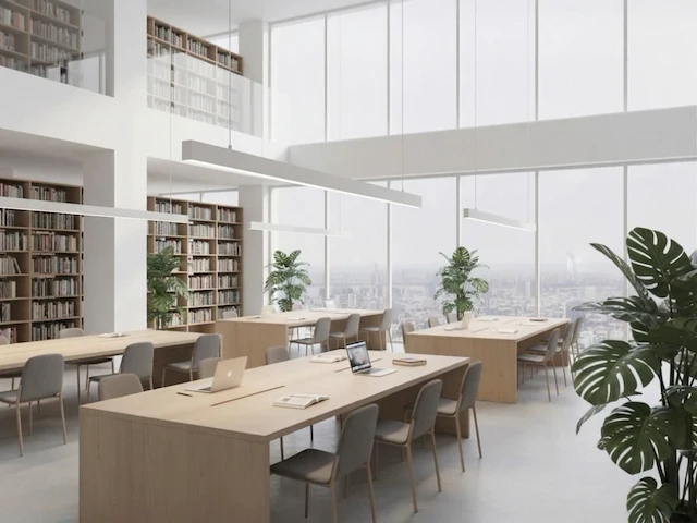 [hrz201] 40w led 120cm linear design pendant lamp with 3 colour light switch white - afbeelding 2 van  9