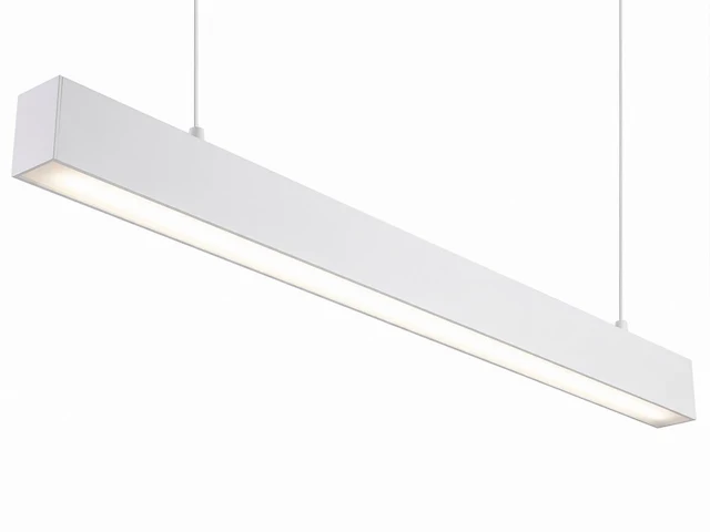 [hrz201] 40w led 120cm linear design pendant lamp with 3 colour light switch white - afbeelding 1 van  9