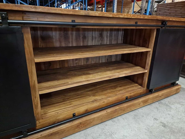 Hsm blackburn dressoir 220cm x 50cm x h85cm - 6 laden en 2 deuren - afbeelding 6 van  7