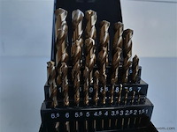 Hss-g cobalt spiraalborenset 25 delig - afbeelding 2 van  5