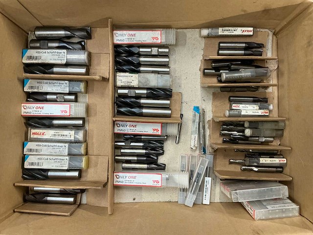 Hss vingerfrezen (4 - 22mm) frees (50x) - afbeelding 1 van  4