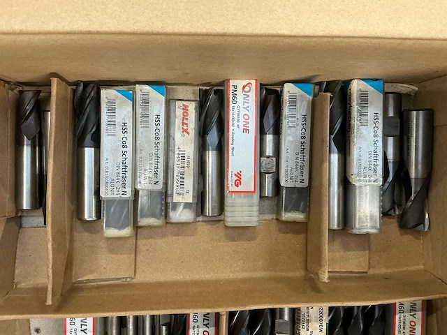 Hss vingerfrezen (4 - 22mm) frees (50x) - afbeelding 2 van  4