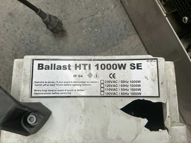 Hti 1000w se ballast - afbeelding 3 van  3