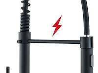 Huahomdy zwarte keukenkraan - afbeelding 1 van  5