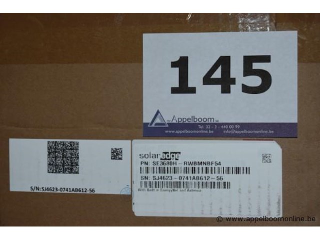 Hub omvormer, solaredge, sf3680h, single phase, werking niet gekend - afbeelding 2 van  2