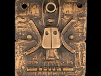 Hubert minnebo (1940), a pendant in gilt and patinated bronze - afbeelding 2 van  3