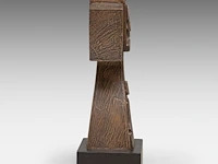Hubert minnebo (1940), 'een klassering van herinneringen voor de volgende generaties vastgelegd', polished and brown patinated bronze, 0/0, 1995, signed (+) 25.5 x 16 x 7.5 cm. (10.03 x 6.29 x 2.95 in.) - afbeelding 6 van  9