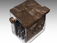 Hubert minnebo (1940), 'europa', (luxe-edition), polished and brown patinated bronze, 8/15, 2000, signed (+) 34 x 43 x 30 cm. (13.39 x 16.92 x 11.81 in.)