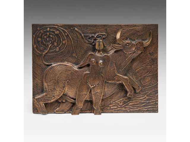 Hubert minnebo (1940), 'europa', (luxe-edition), polished and brown patinated bronze, 8/15, 2000, signed (+) 34 x 43 x 30 cm. (13.39 x 16.92 x 11.81 in.) - afbeelding 6 van  10