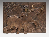 Hubert minnebo (1940), 'europa', (luxe-edition), polished and brown patinated bronze, 8/15, 2000, signed (+) 34 x 43 x 30 cm. (13.39 x 16.92 x 11.81 in.) - afbeelding 6 van  10