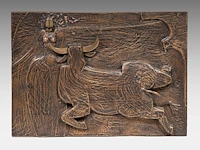 Hubert minnebo (1940), 'europa', (luxe-edition), polished and brown patinated bronze, 8/15, 2000, signed (+) 34 x 43 x 30 cm. (13.39 x 16.92 x 11.81 in.) - afbeelding 9 van  10