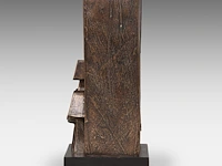 Hubert minnebo (1940), 'het portretteren, in de late namiddag', polished and brown patinated bronze, 2/5, 1991, signed (+) 29.5 x 16 x 10 cm. (11.60 x 6.29 x 3.94 in.) - afbeelding 3 van  8