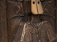 Hubert minnebo (1940), 'het portretteren, in de late namiddag', polished and brown patinated bronze, 2/5, 1991, signed (+) 29.5 x 16 x 10 cm. (11.60 x 6.29 x 3.94 in.) - afbeelding 8 van  8