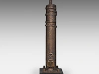 Hubert minnebo (1940), 'tussen de vier windstreken', polished and brown patinated bronze, 1/1, 2007 (+) 40 x 9 x 18 cm. (15 3/4 x 3.54 x 7.08 in.)
