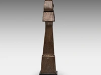 Hubert minnebo (1940), 'vanaf de eerste blik was hij het zeker', polished and brown patinated bronze, 0/0, 1996, signed (+) 35.5 x 7.5 x 6.5 cm. (13.98 x 2.95 x 2.56 in.) - afbeelding 7 van  10