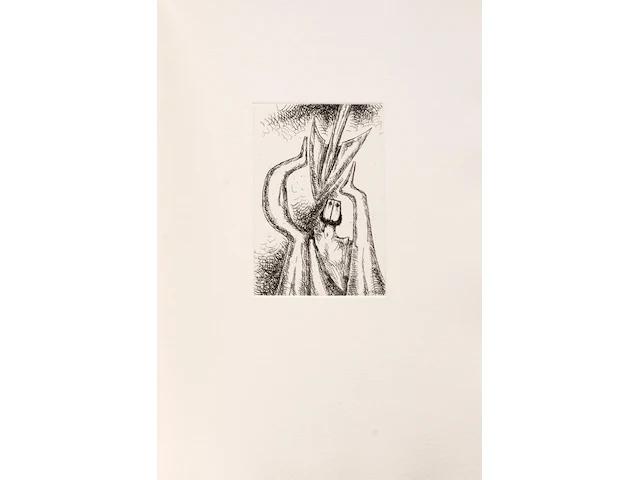 Hubert minnebo (1940), 'volhart', n° 23/60 - 'met gesloten ogen fluisterde hij, zacht kreunend, zijn mooiste herinneringen', polished and brown patinated bronze on book with 9 etches and poetry, 23/60, 2002 (+) 40 x 23 c - afbeelding 15 van  19