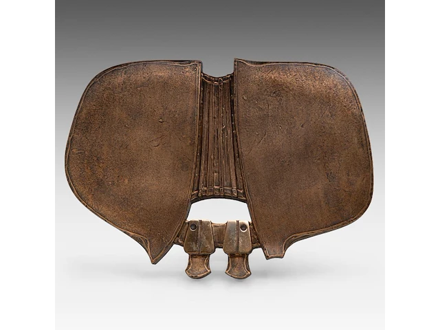 Hubert minnebo (1940), 'zachtjes uitdeinen', relief, polished and brown patinated bronze, 1/1, 2014, signed (+) 29 x 40 x 3.5 cm. (11.41 x 15 3/4 x 1.37 in.) - afbeelding 1 van  22