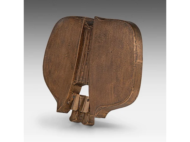 Hubert minnebo (1940), 'zachtjes uitdeinen', relief, polished and brown patinated bronze, 1/1, 2014, signed (+) 29 x 40 x 3.5 cm. (11.41 x 15 3/4 x 1.37 in.) - afbeelding 16 van  22