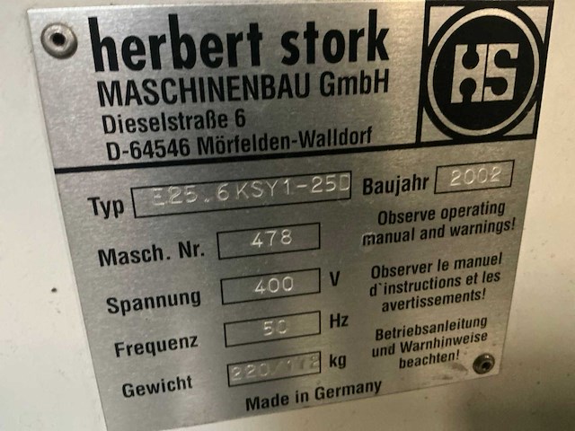 Hubert stork e25.0ksy1-250 co-extruder (2x) - afbeelding 2 van  15