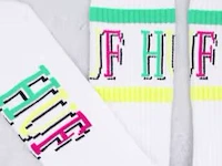 Huf - 8-bit sock - white - afbeelding 4 van  4