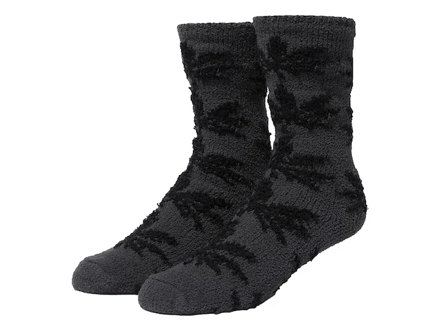 Huff - tonal fuzzy scattered - wintersokken - grijs - afbeelding 1 van  2