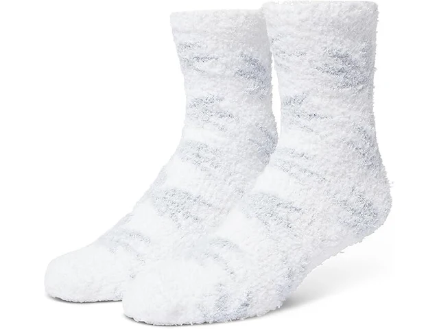Huff - tonal fuzzy scattered - wintersokken - wit - afbeelding 1 van  2