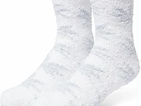 Huff - tonal fuzzy scattered - wintersokken - wit