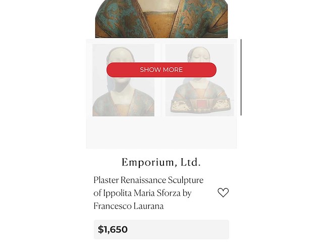 Huge italian renaissance sculpture bust princessa eleonora d'aragona. after francesco laurana (1430-1502) - afbeelding 7 van  17