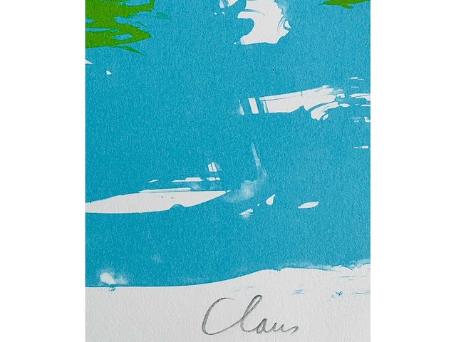 Hugo claus - fuga - kleurenzeefdruk - afbeelding 1 van  1