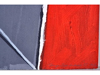 Hugo duchateau - offset litho + olieverf op papier - 1987 - afbeelding 3 van  7