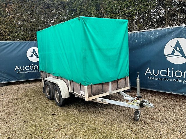 Huifwagen hapert 2000kg 301x130x178cm - afbeelding 1 van  1