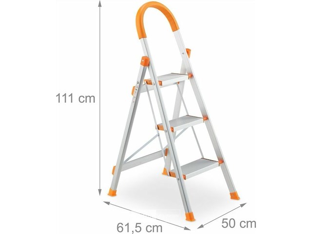 Huishoudtrap inklapbaar - afbeelding 2 van  6