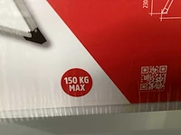 Huishoudtrap metaal, 3 treden, max 150 kg (4x) - afbeelding 1 van  10