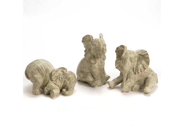 Huisjes wandrek - 3 olifantjes - 100 cm breed - afbeelding 8 van  9