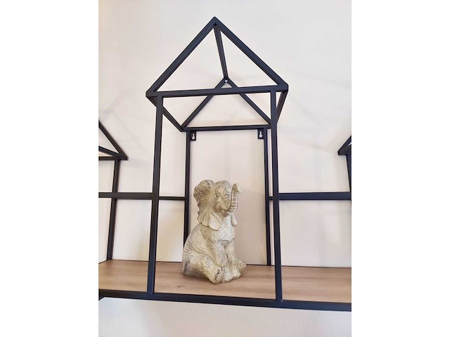 Huisjes wandrek - 3 olifantjes - 100 cm breed - afbeelding 5 van  9