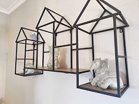 Huisjes wandrek - 3 olifantjes - 100 cm breed - afbeelding 6 van  9