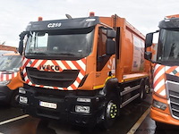 Huisvuilvrachtwagen iveco, ad260syps, wjme2nnh60c309681, 1e insch 24/08/2015, 8710cm³, 228kw, diesel, euro 6, 139443km vlgs ltst keuring (2025), inschrijvingsbewijs deel i en ii, keuringsbewijs, gelijkvormigheidsattest, identificatieverslag