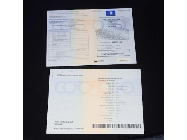 Huisvuilwagen iveco 2y3c, pusher 4000, datum 1ste inschr 10/02/2015, chassisnummer wjme2nnh60c295944, km laatste keuring 92 061km, diesel euro vi, deel i+ii, gelijkvormigheidsattest - afbeelding 7 van  21
