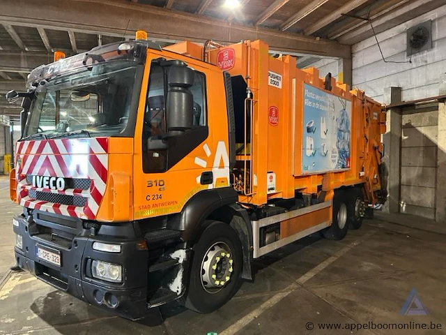 Huisvuilwagen iveco stralis pusher 2000, wjme2nnh40c243092, 1e insch 24/01/2012, 182234km, 7790cm³, 228kw, diesel, transm. automaat, euro 5, 3 assen, mtm 26000kg, tarra 14750kg, keur. tot 15/02/2027, insch , coc en identificatieverslag - afbeelding 1 van  20