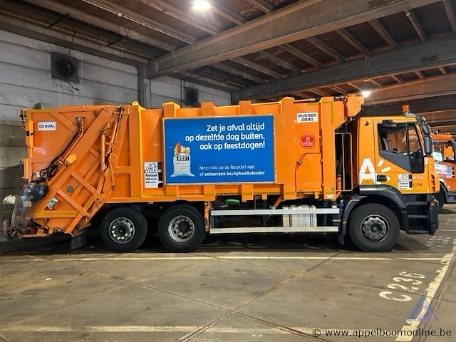 Huisvuilwagen iveco stralis pusher 2000, wjme2nnh40c243092, 1e insch 24/01/2012, 182234km, 7790cm³, 228kw, diesel, transm. automaat, euro 5, 3 assen, mtm 26000kg, tarra 14750kg, keur. tot 15/02/2027, insch , coc en identificatieverslag - afbeelding 15 van  20