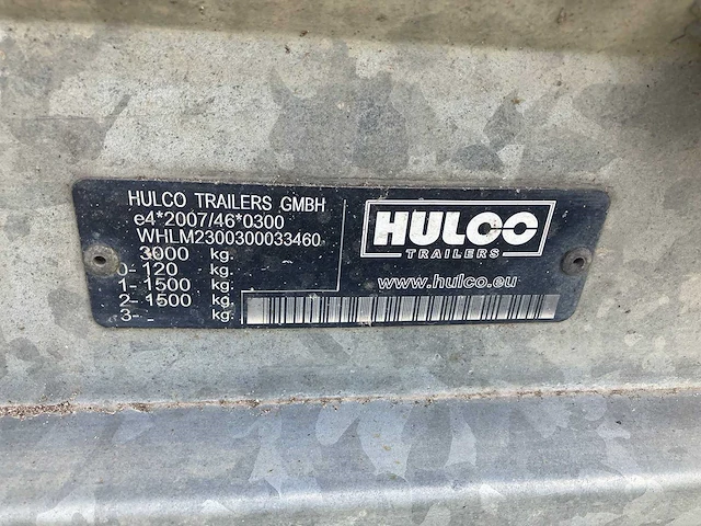 Hulco - 2021 - plateauwagen - medax-2 611x203 - aanhangwagen - afbeelding 9 van  20