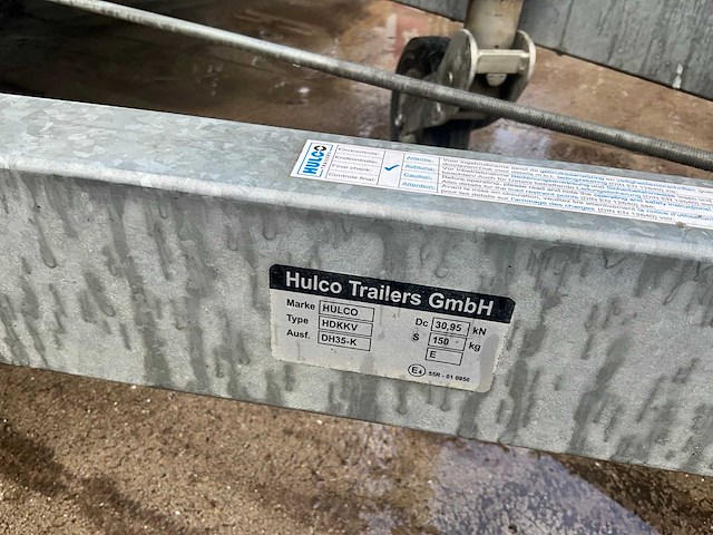 Hulco medax-3 hdkkv aanhangwagen trailer - afbeelding 4 van  44