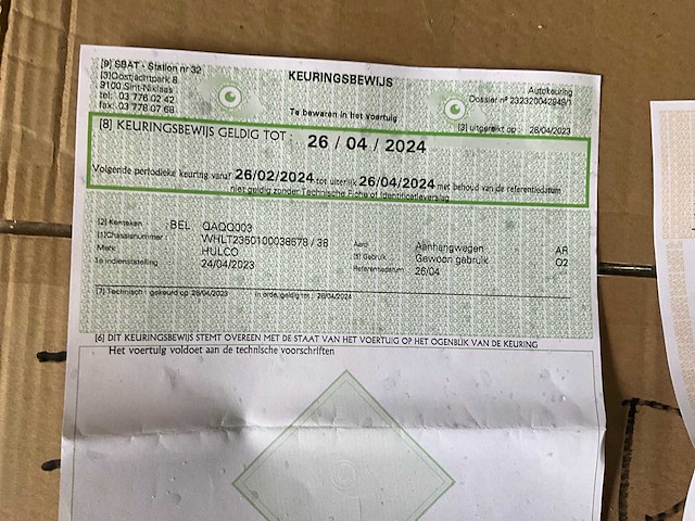 Hulco terrax-2 aanhangwagen trailer - afbeelding 21 van  32