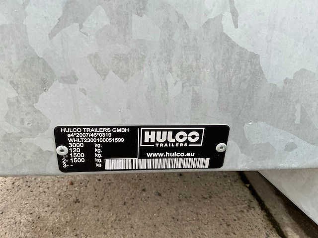 Hulco terrax-2 machinetransporter *ongebruikt/garantie* - afbeelding 3 van  12
